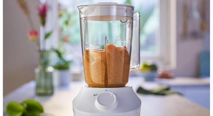 Блендер Philips стаціонарний 3000 series 450Вт, чаша-1900мл, чопер, імпульсний режим, білий