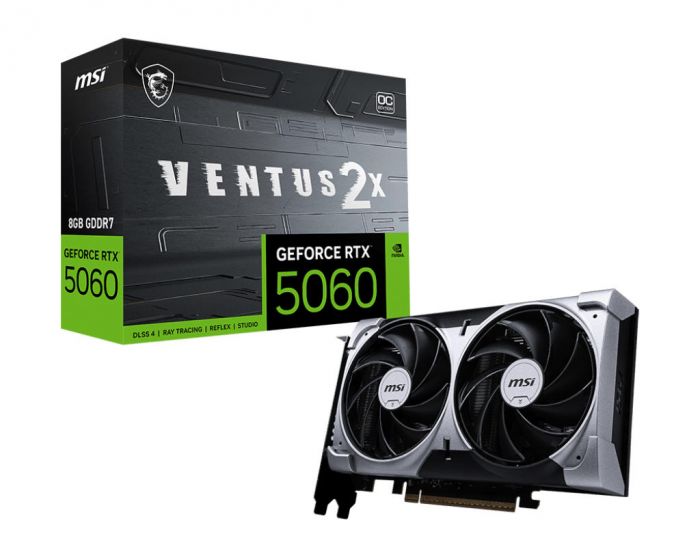 Відеокарта MSI GeForce RTX 5060 8GB GDDR7 VENTUS 2X OC