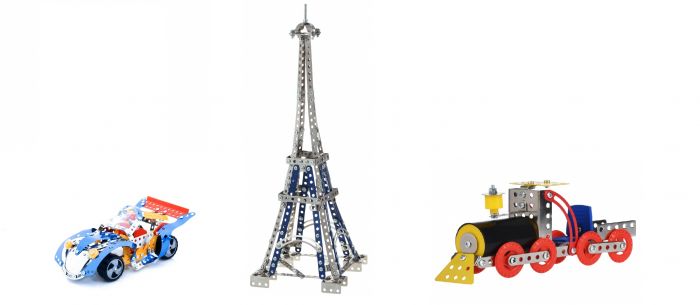 Конструктор металевий Same Toy Inteligent DIY Model Ейфелева вежа 352ел