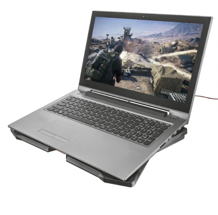 Підставка для ноутбука Trust GXT 278 Yozu, до 17.3", RED LED, чорний