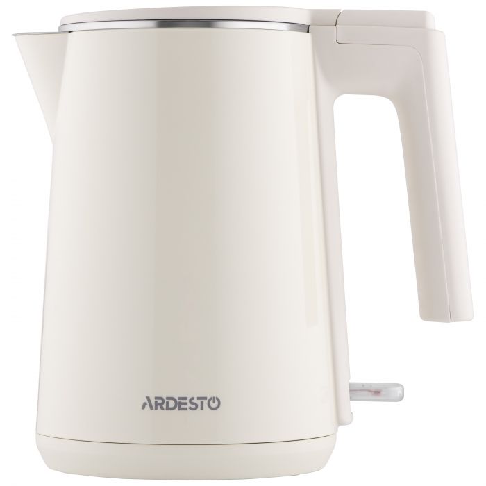 Електрочайник ARDESTO 1л, Strix, подвійні стінки, бежевий