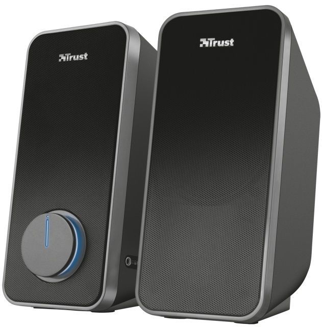 Акустична система Trust Arys 2.0, 14Вт, USB/AUX, чорний