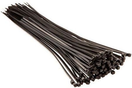 Хомут-стяжка Top Tools, 100шт, пластик, 3.6x300мм, чорний